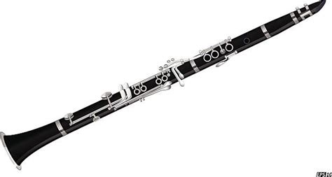 Clarinet clipart black and white, Clarinet black and white Transparent ...