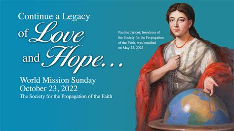 World Mission Sunday 2022 - October 23 | Catholic Life - The Roman Catholic Diocese of La Crosse