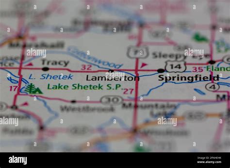 Map of lamberton minnesota hi-res stock photography and images - Alamy