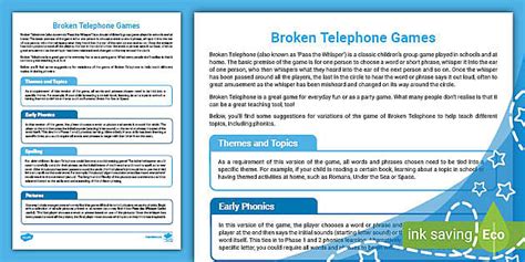 Telephone Game – Fun Communication Activity for Kids