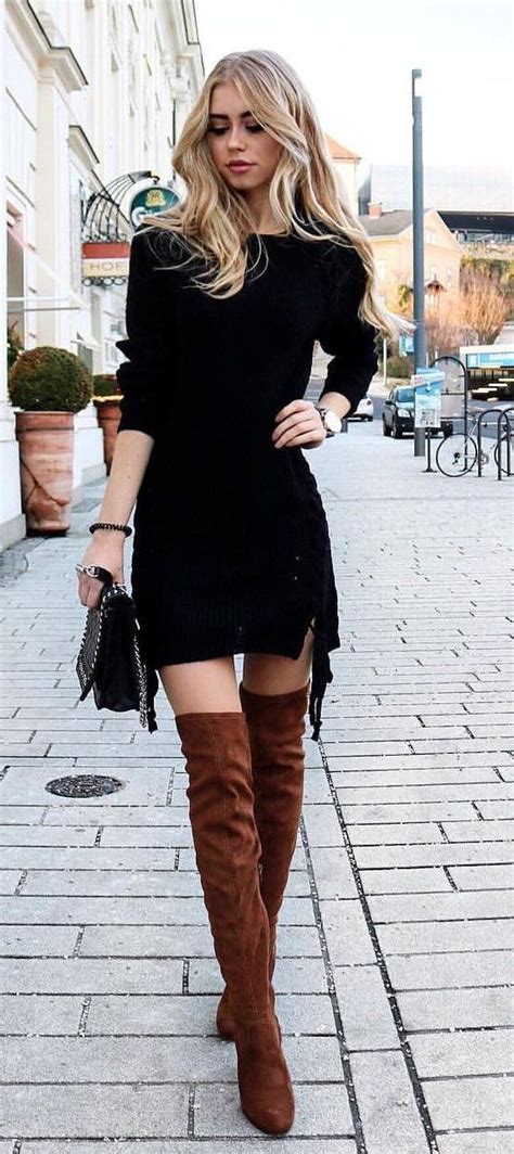 Go Bold And Sexy With Outfits Featuring Knee High Black Boots | The FSHN