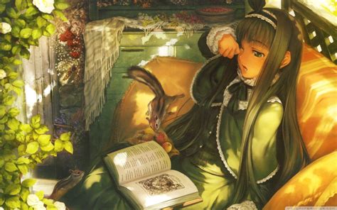 Girls Reading Books Wallpapers - Wallpaper Cave