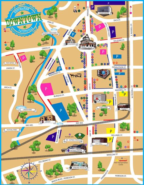 Map Of Downtown Fayetteville Nc