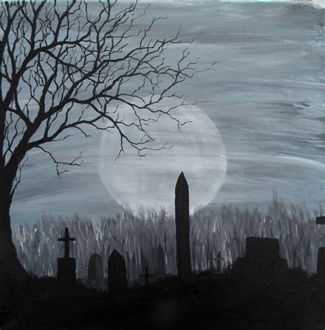 Creepy Graveyard Wallpaper - WallpaperSafari