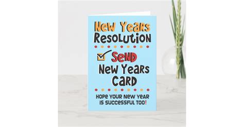 Funny New Years Resolution © New Year Humor Cards | Zazzle.com