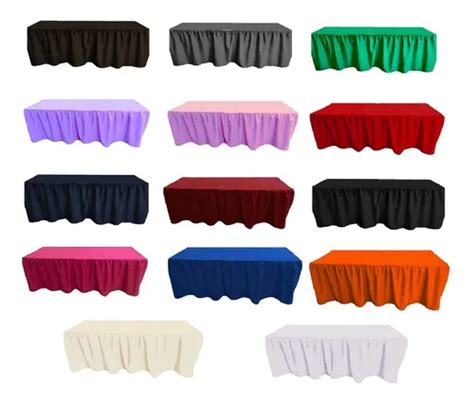 Mantel Bambalina Para Mesa De 2.40x0.73 Varios Colores | MercadoLibre