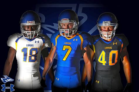 Lopers, Under Armour unveil football uniforms