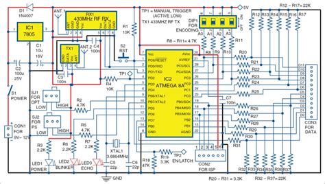 Simple Rf Remote Control Circuit Diagram