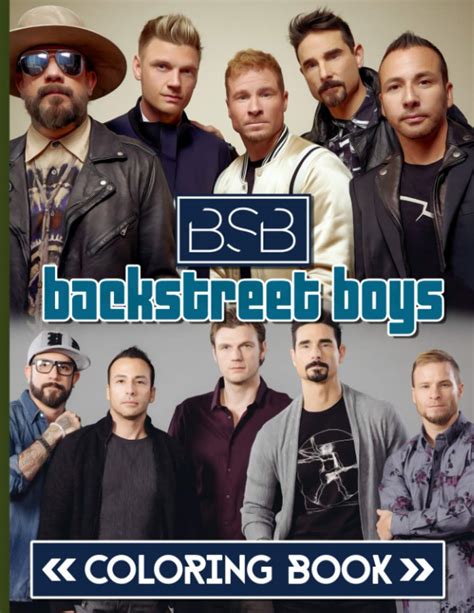 Backstreet Boys Coloring Book: Anxiety Backstreet Boys Adult Coloring ...