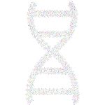 Genetic code RNA BW vector graphics | Free SVG