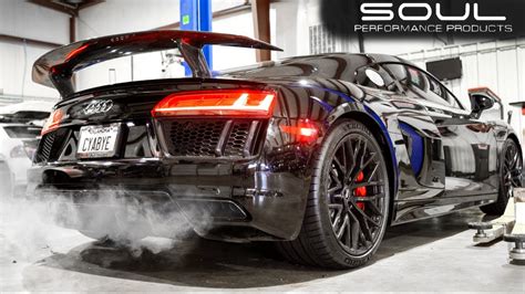 BRUTALLY LOUD AUDI R8 Exhaust Install + SOUND | Soul Performance - YouTube