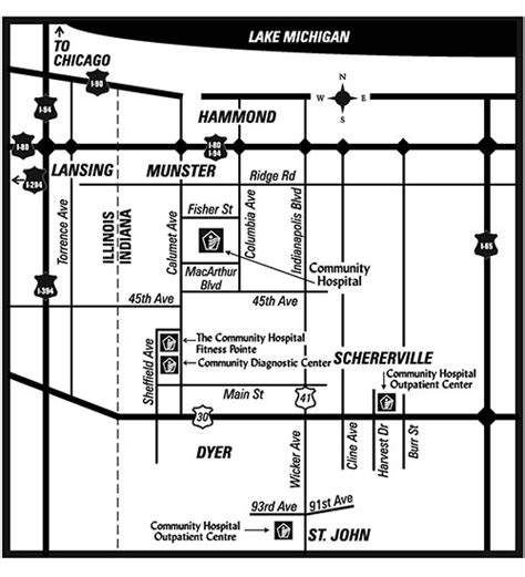 Campus Map and Parking | Community Healthcare System