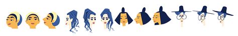 Sisterhood. Female character design, line up. :: Behance