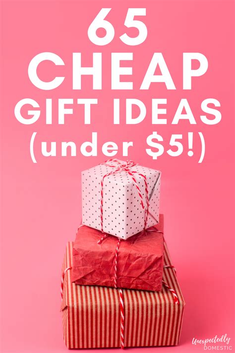 65 Fun & Unique Gifts Under $5 (small useful gifts that people actually want!)