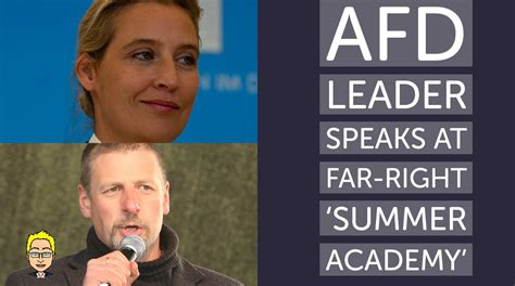 Another AfD leader speaks at a far-right "institute" - kai arzheimer