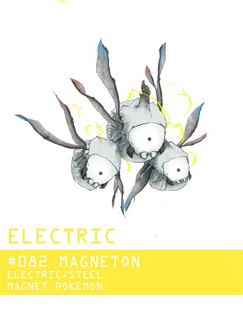 Pokemon Type Challenge #4 Magneton by Gnin on DeviantArt