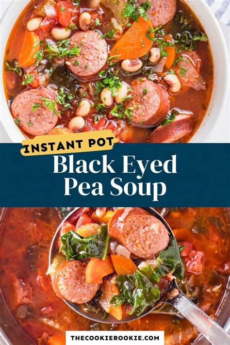 Instant Pot Black Eyed Pea Soup Recipe - The Cookie Rookie®