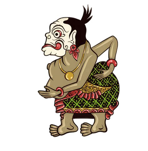 Vector illustration, modification of wayang kulit purwa, character of ...