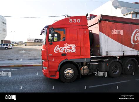 Israel, Beer Sheva Coca Cola Distribution truck Stock Photo - Alamy