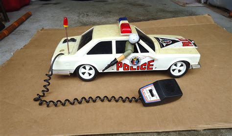 Vintage Police Car Toy Plastic,traffic Police With Gun Drawn,police ...