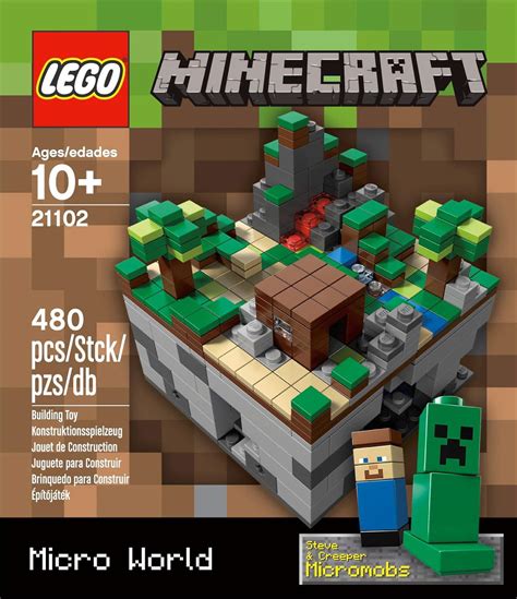 oneTWOBRICK.com: set database: LEGO 21102 minecraft micro world