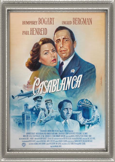 Casablanca Movie Poster, Painting by Tuna Enez | Artmajeur