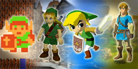 How Link Has Changed Since the First Legend of Zelda Game