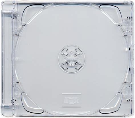 Four Square Media 5 x CD DVD Cases Super Jewel Box 10.4 mm Standard for 1 or 2 Disc with Super ...