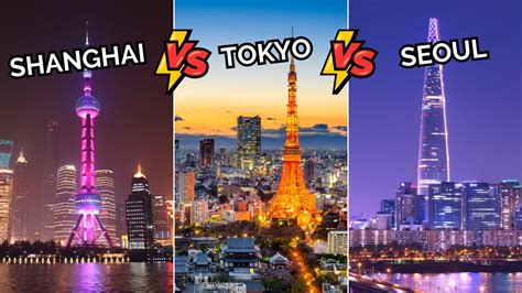 Shanghai VS Tokyo VS Seoul: Asian Megacities Comparison - YouTube