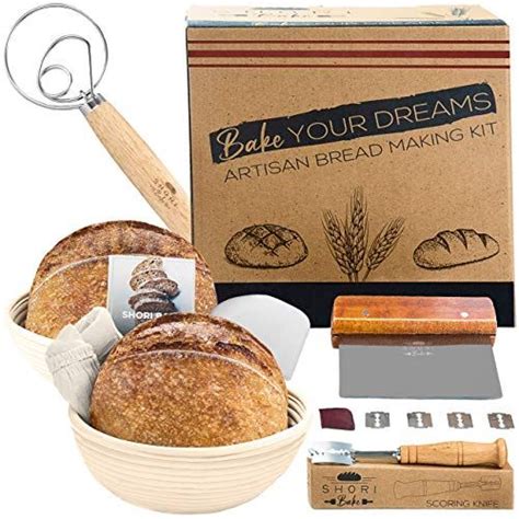 Sourdough Bread Making Tools Kit | How to make bread, Proofing baskets ...