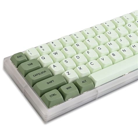 Buy GTSP 124-Key Matcha Keycaps for 65 75 100 Percent 60% Keyboard XDA ...