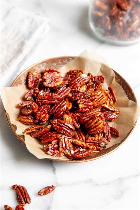 Best Candied Maple Pecans (4 ingredients!) | From Scratch Fast