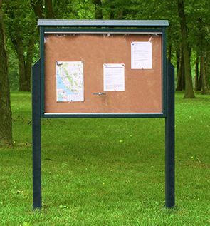 Outdoor Community Bulletin Board | Message Centers | Belson Outdoors | Commercial outdoor ...