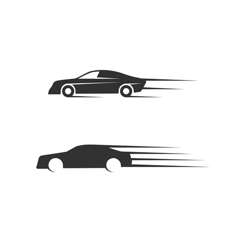 Car icons and vector logo automobiles for travel truck bus and other transport vector signs ...