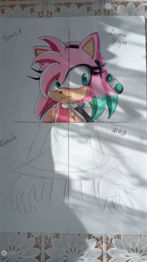 Amy Rose as Sonic X style by MivesTH on DeviantArt