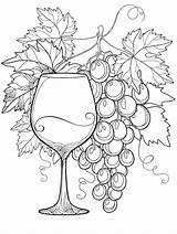 Alcohol Coloring Pages sketch template