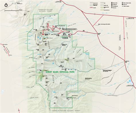 Great Basin National Park Map - Baker Nevada • mappery