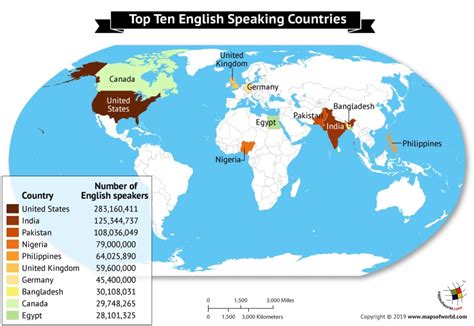 Largest English Speaking Countries World, Country, Geography Map | atelier-yuwa.ciao.jp