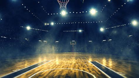 View of indoor basketball arena with crowd | Windows Spotlight Images