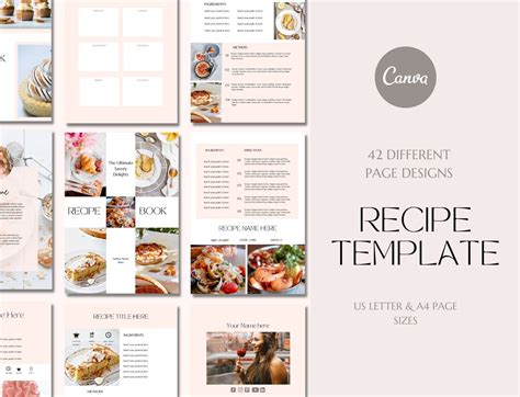 Canva Recipe Book Template