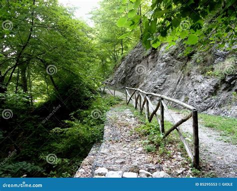 Paesaggio montano. stock image. Image of ravine, digital - 85295553