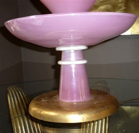 Venini Glass Table Lamp at 1stDibs