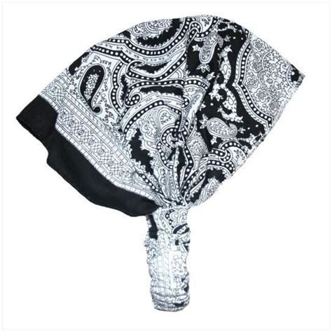 White Patterned Elastic Bandana | White patterns, Pattern, Elastic