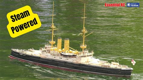 Live Steam power and scale RC perfection ! HMS CANOPUS British Royal Navy BATTLESHIP - YouTube