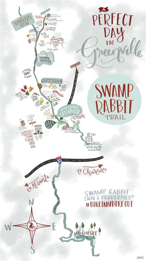 Swamp Rabbit Trail Map — Swamp Rabbit Inn