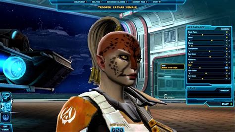 Swtor:Cathar Character Customization - YouTube