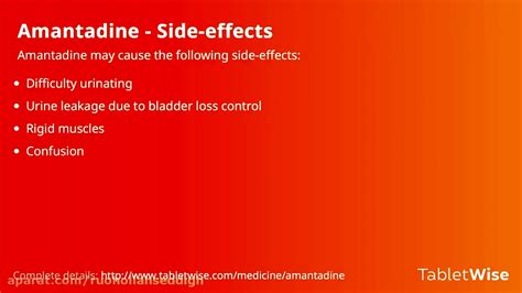 Amantadine - Uses, Reviews, Side-effects, and Contraindications