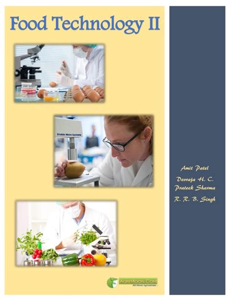 FOOD TECHNOLOGY-II PDF Book Free Download - AgriMoon