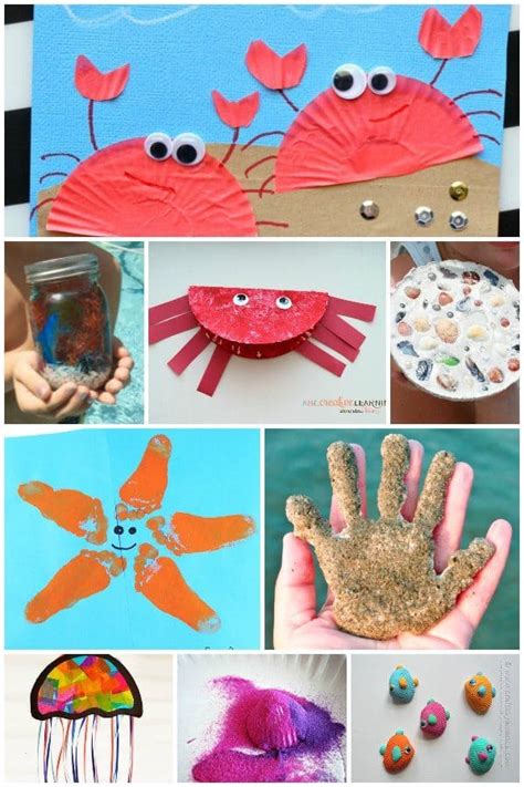 Fun Beach and Under the Sea Themed Summer Crafts for Kids!