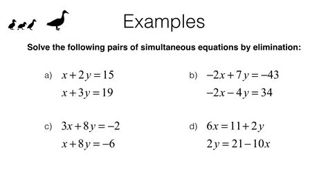 Simultaneous Linear Equations In Two Variables Worksheet - Equations ...